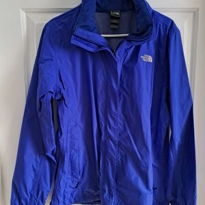 The North Face Blue WOMEN'S  Midcweight Windbreaker Jacket. Xl